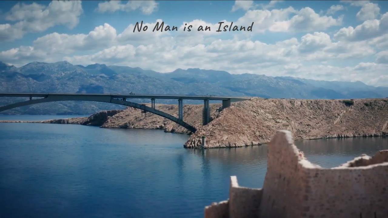 na man is a island