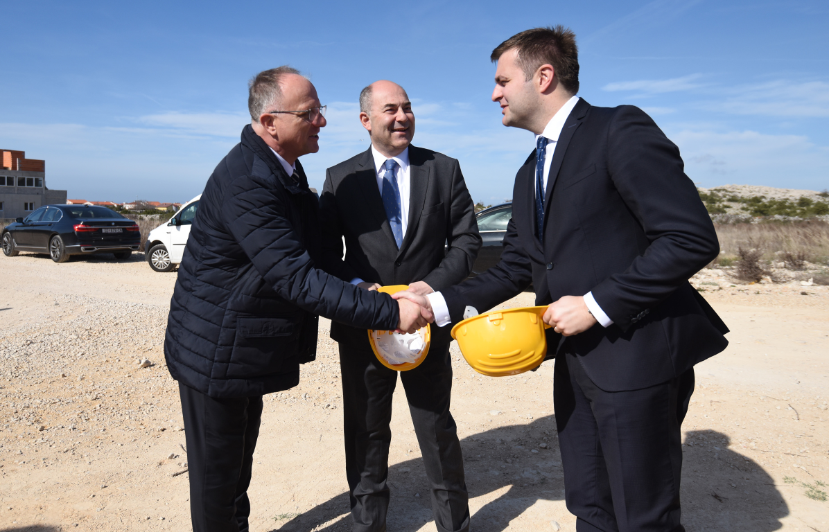 Novalja: otvoreni radovi na izgradnji pogonsko-poslovne zgrade HEP-a