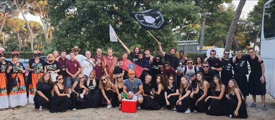 Udruga KOS iz Paga sudjelovala na Ljetnom karnevalu u Biogradu