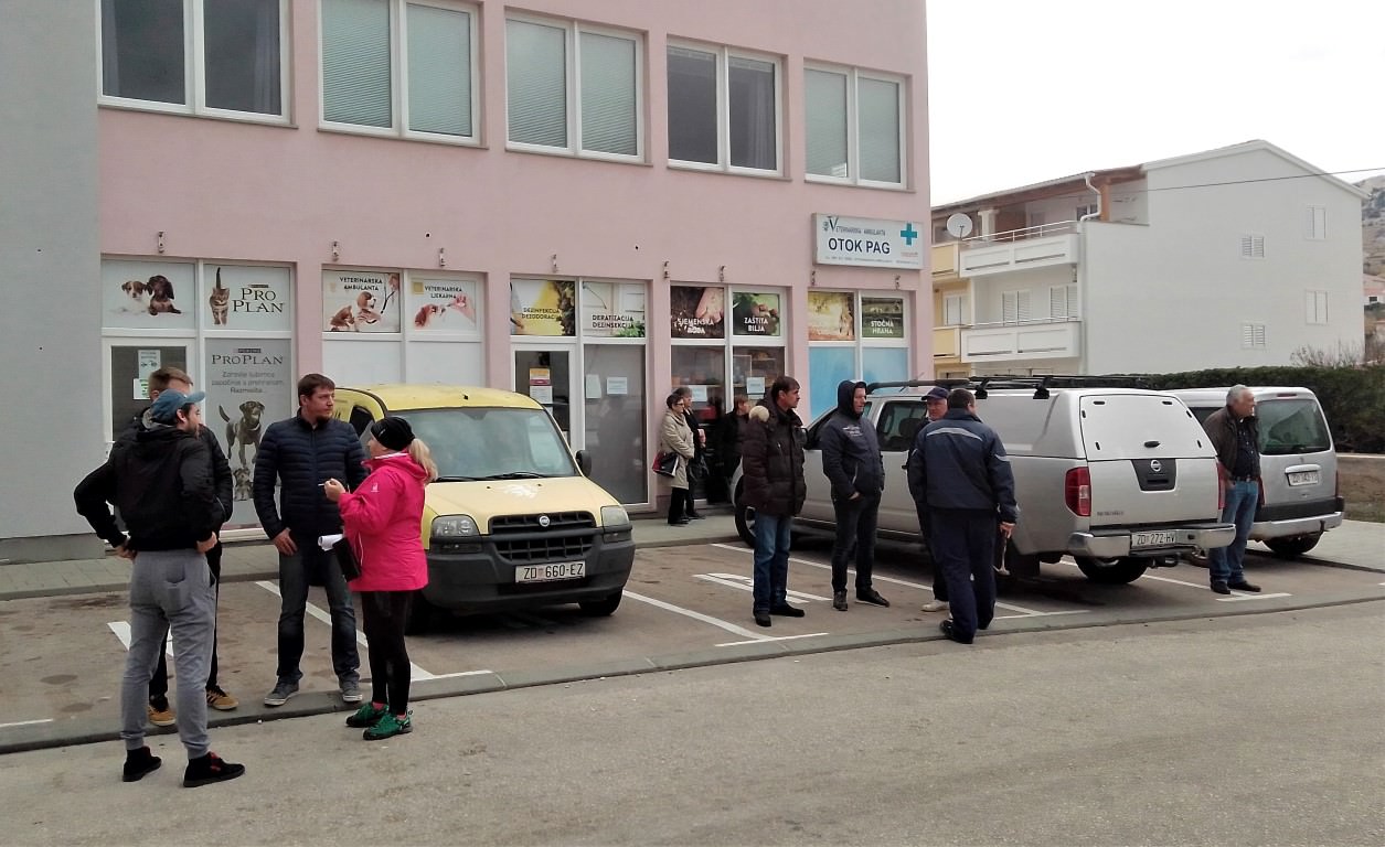 Ovčari s otoka Paga protestirali pred Veterinarskom ambulantom “Pag”