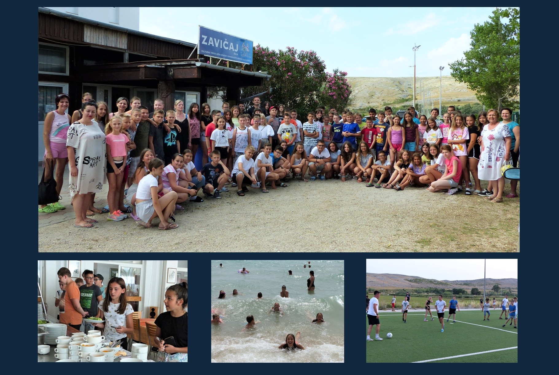 U organizaciji Zajednice Hrvata u Mađarskoj, u Vlašićima na Pagu borave učenici iz Petrinje