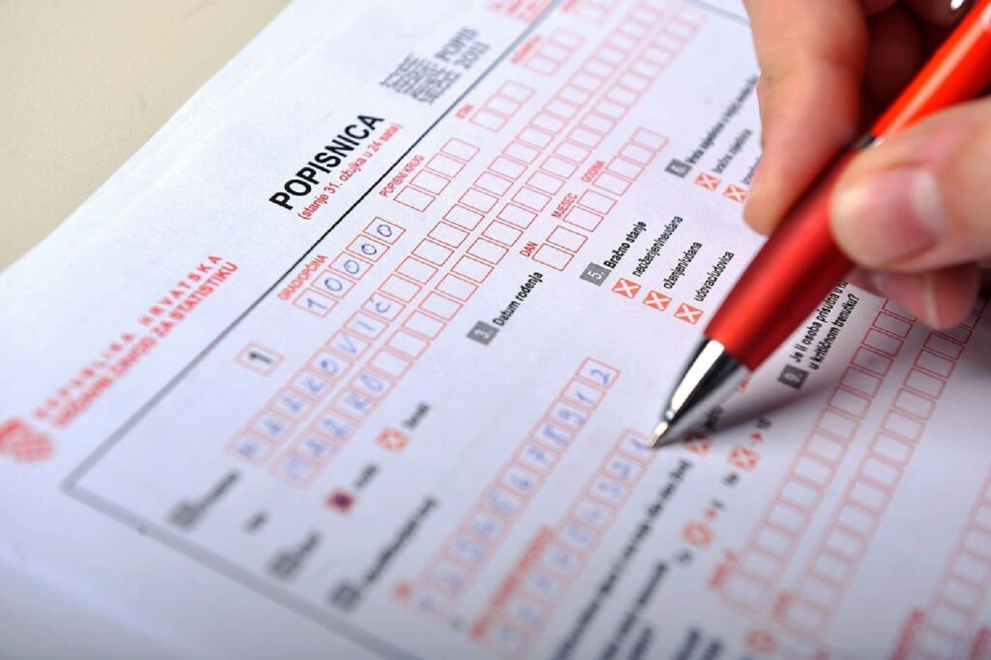 U ponedjeljak 13. rujna počinje Popis stanovništva