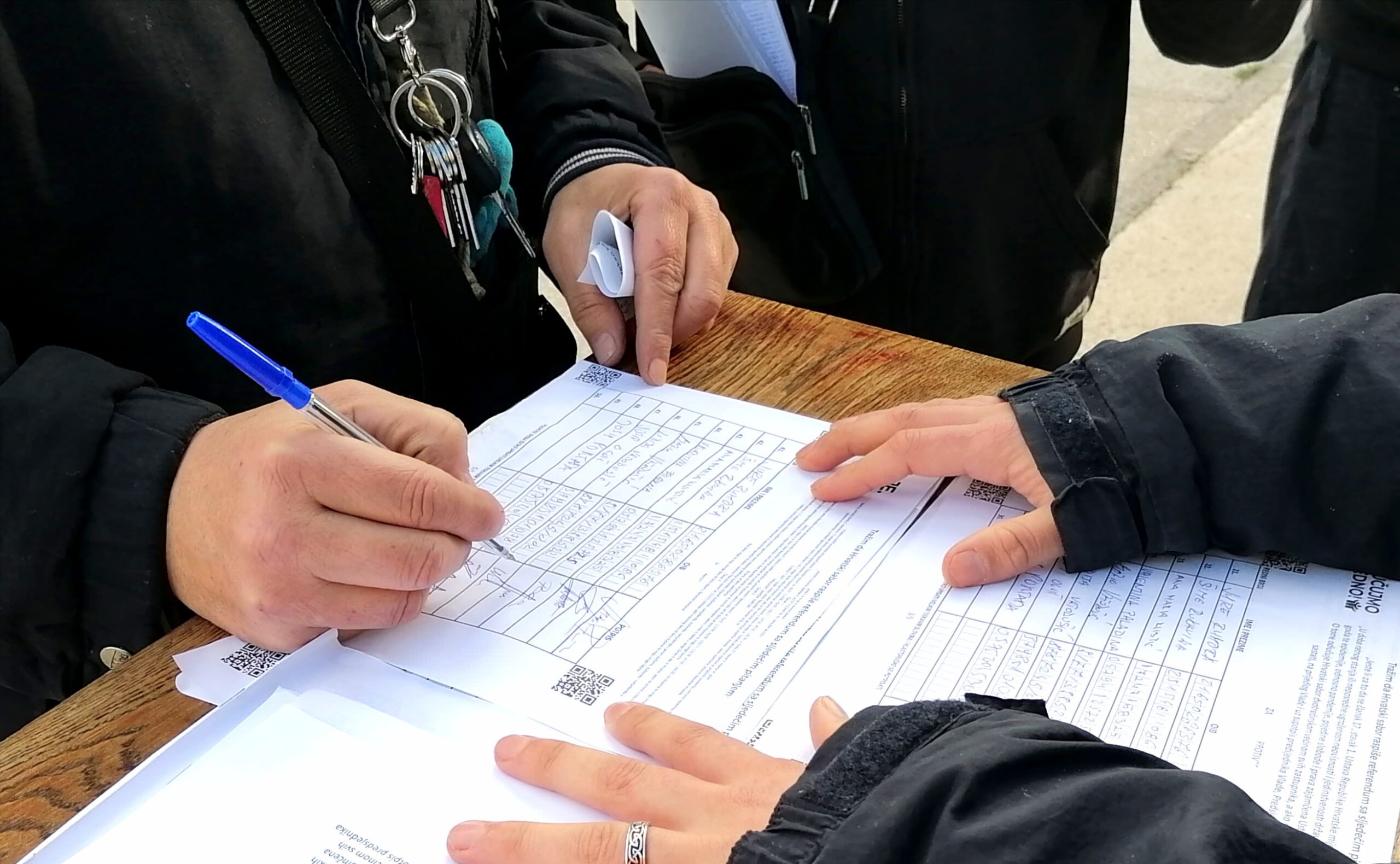 U Pagu se prikupljalo potpise za referendum o covid potvrdama