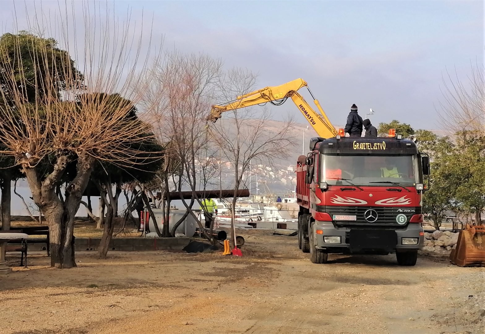Pag: Nastavljeni su radovi na izgradnji Kanalizacijske crpne stanice CS 3 Jadran
