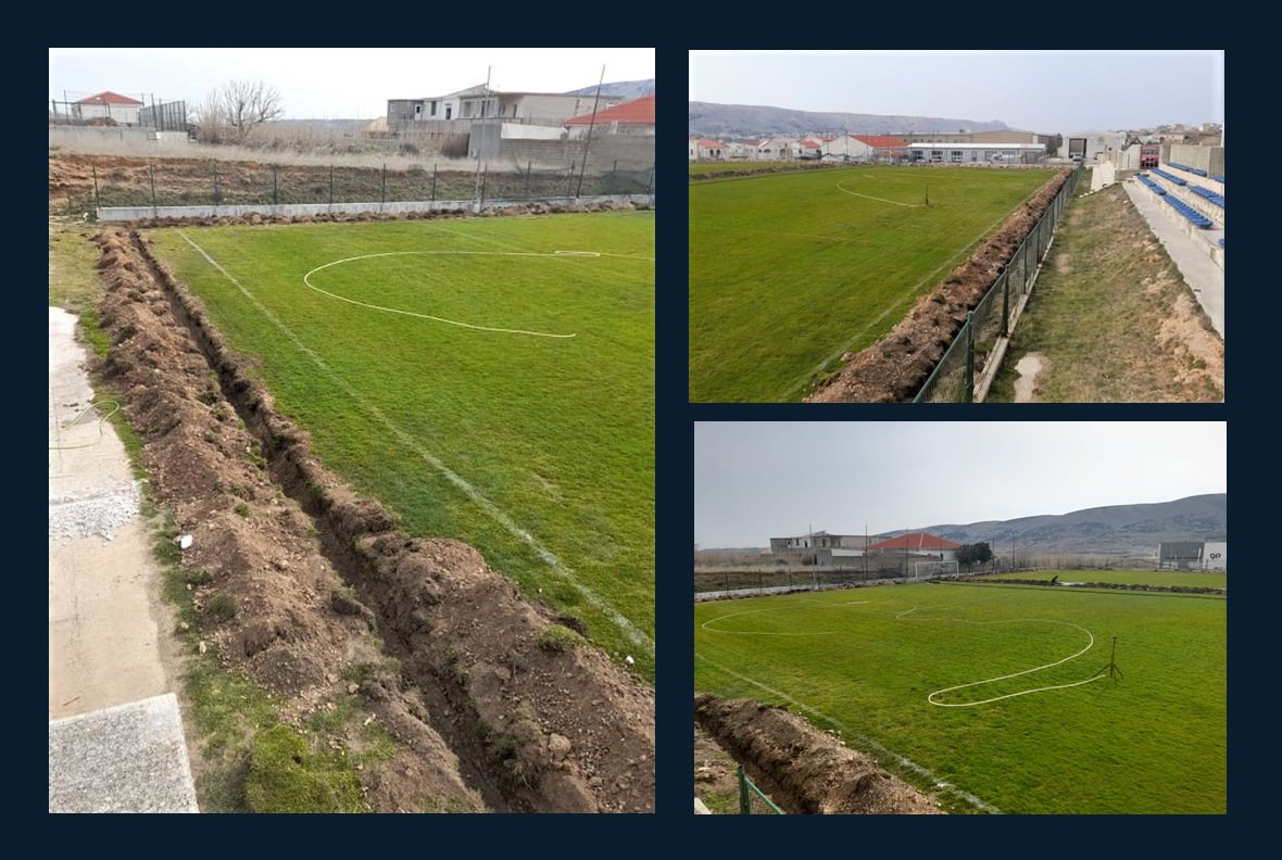 Pag: Uređuje se Nogometno igralište Julovica-Radovi su vrijedni 250.000 kuna