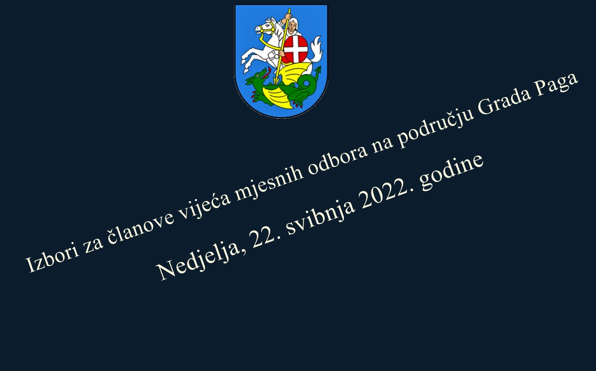 Liste koje sudjeluju na izborima na vijeća mjesnih odbora na području Grada Paga