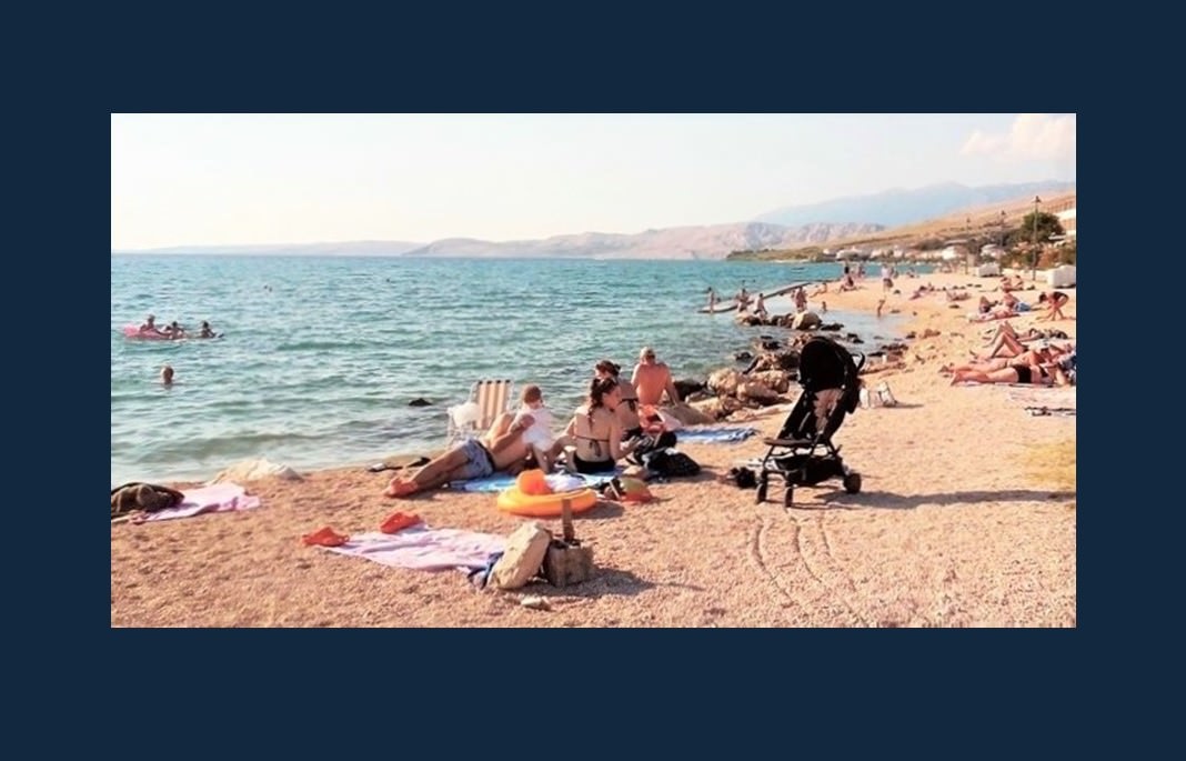 Na početku lipnja ove godine na otoku Pagu temperature zraka i mora su ljetne