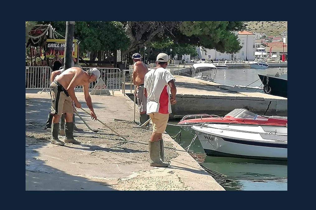 Pag: Provode se radovi na sanaciji dijela šetnice na Goliji