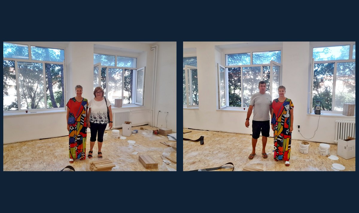 U zgradi OŠ Jurja Dalmatinca Pag odvijaju se završni radovi na uređenju škole
