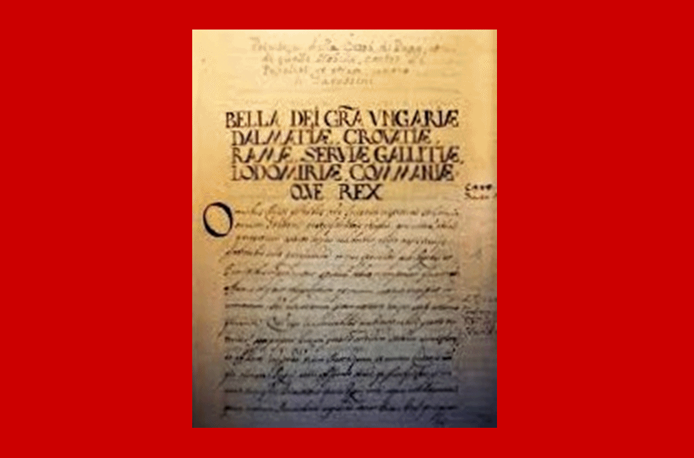 Zlatna bula koju je kralj Bela IV., 30. ožujka 1244. godine, podario Pagu i Pažanima