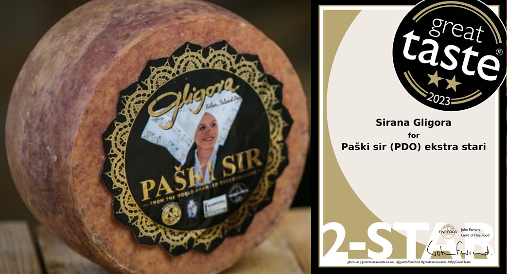Novi veliki uspjeh Sirane Gligora-4 nagrađena sira na Great Taste Awardsu