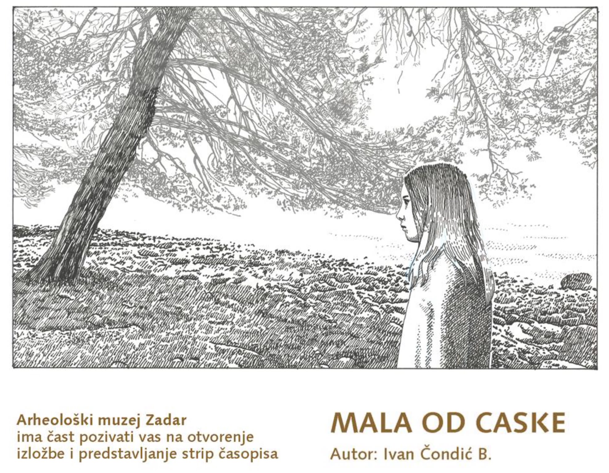 Arheološki muzej Zadar predstavlja strip “Mala od Caske” Ivana Čondića