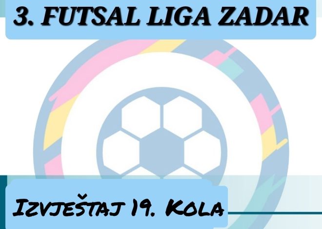 Poraz Pažana u 19. kolu 3. Futsal lige Zadar