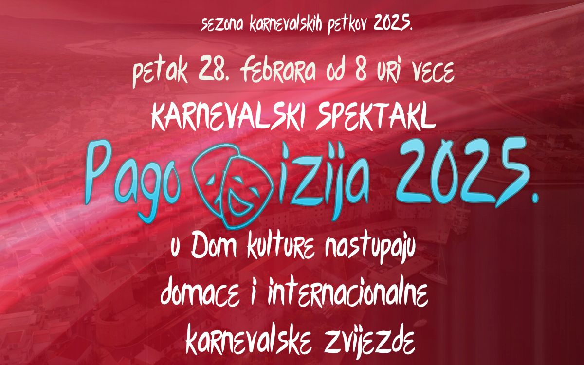 Humoristična predstava ”Pagovizija 2025.” u Domu kulture u Pagu