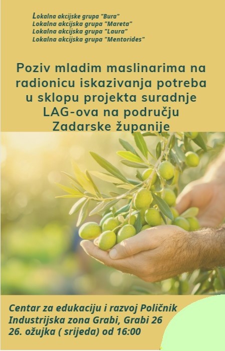 Poziv mladim maslinarima