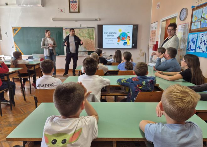 U OŠ J.Dalmatinca – područnoj školi Povljana obilježen Dan planeta Zemlje
