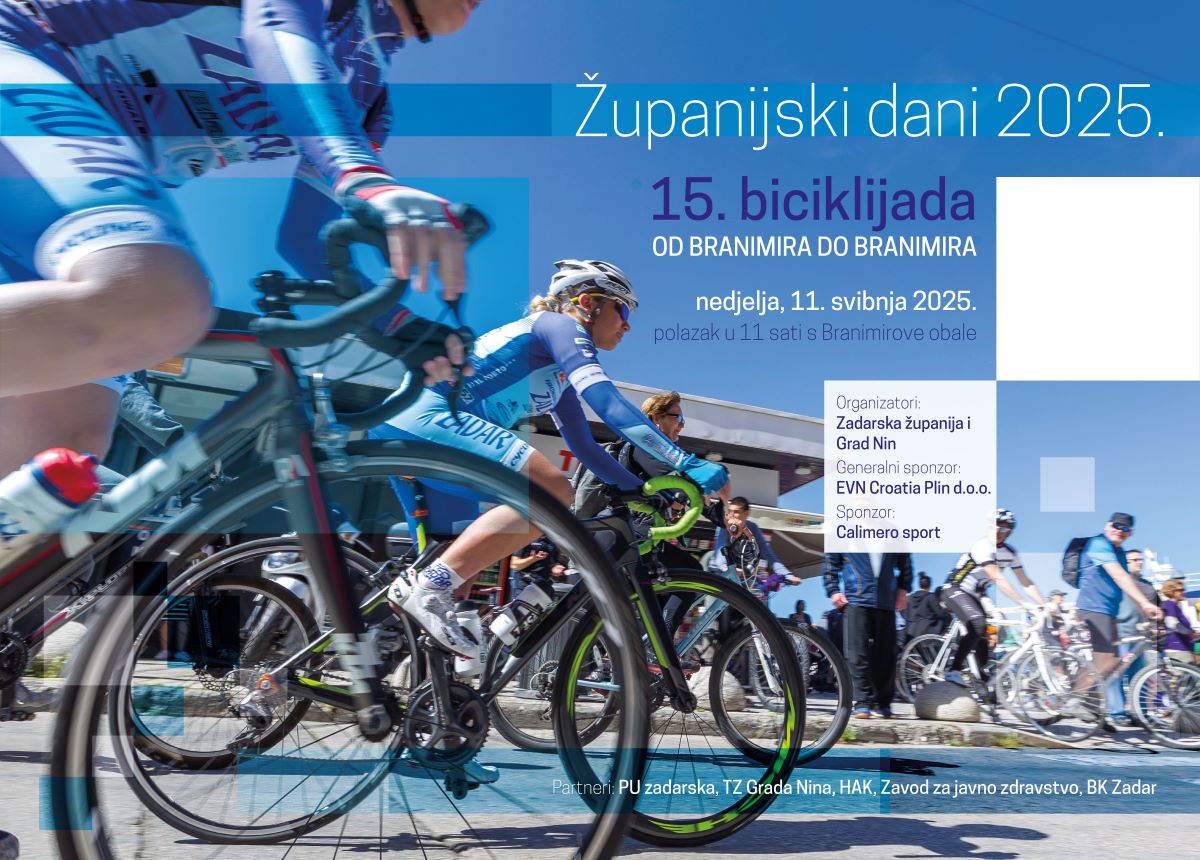 15. biciklijada „Od Branimira do Branimira“ Zadar-Nin