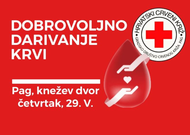 Akcija dobrovoljnog darivanja krvi u Pagu