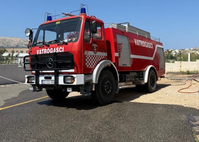 Paški vatrogasci u svibanj ušli nizom intervencija
