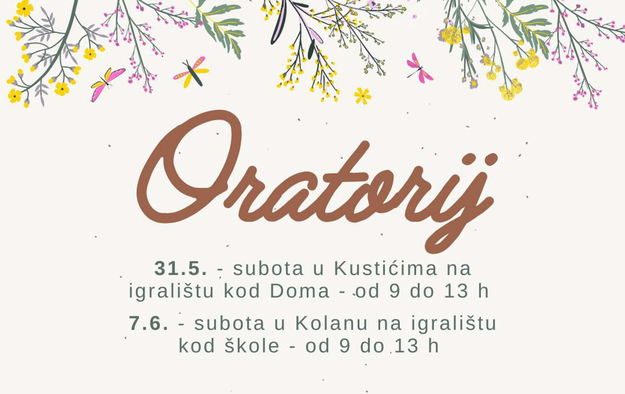 Oratorij za djecu u Kustićima i Kolanu