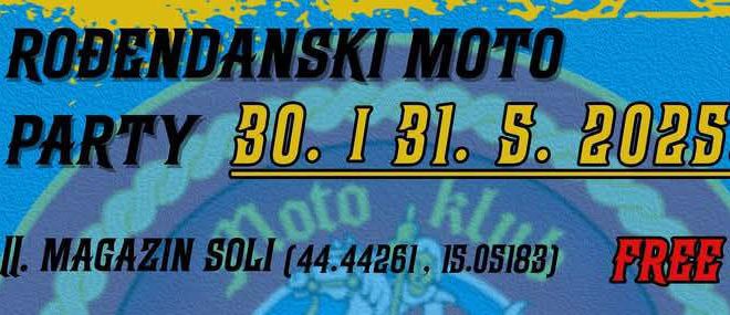 Moto klub Paška Bura slavi 16. rođendan uz veliki rođendanski moto party