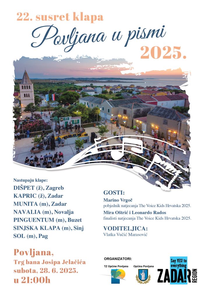 Povljana u pismi 2025 plakat