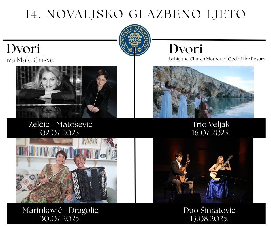 Počinje 14. Novaljsko glazbeno ljeto