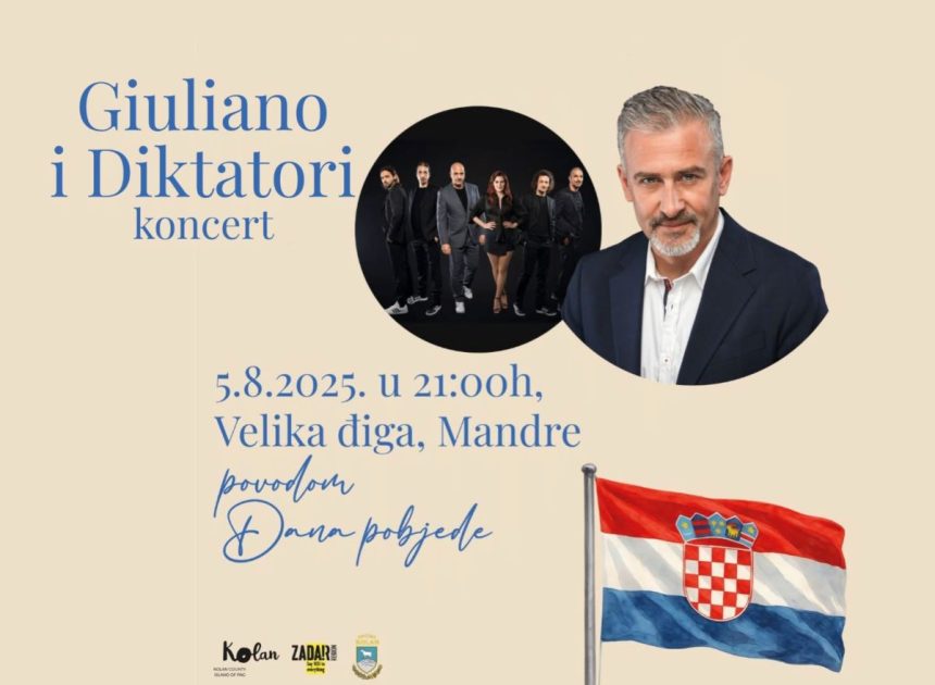 Mandre: Dan Oluje i koncert Giuliana i Diktatora