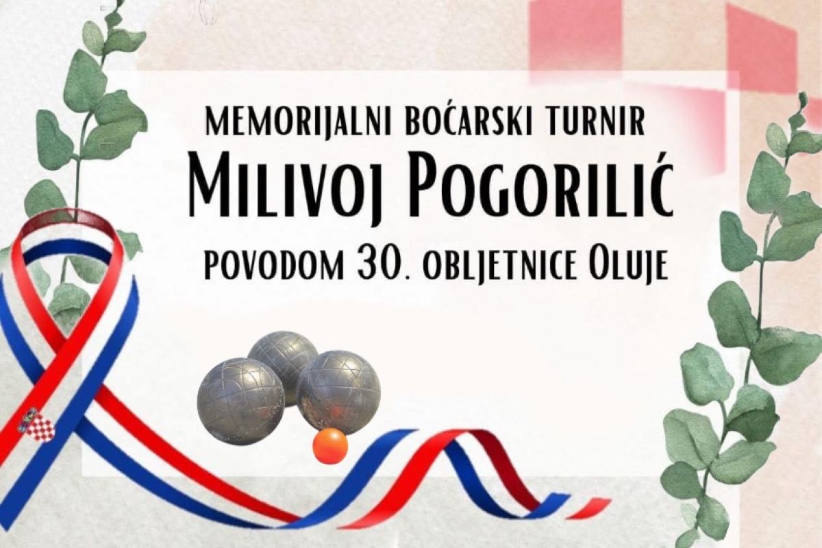 Povljana: Memorijalni boćarski turnir parova “Milivoj Pogorilić”