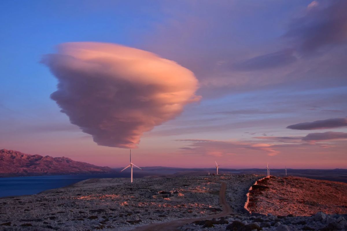 Fotografija s Paga uvrštena u kalendar Svjetske meteorološke organizacije