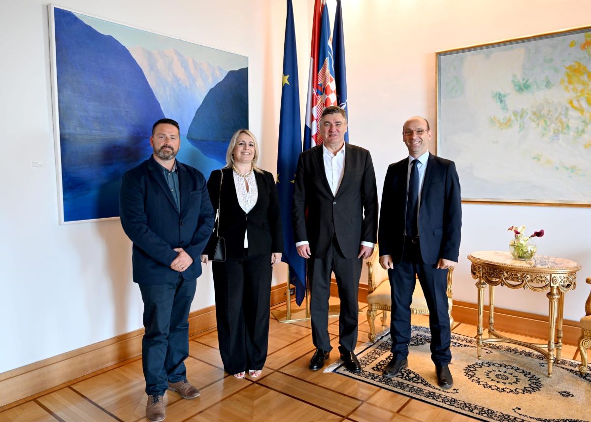 Predsjednik Milanović primio izaslanstvo Općine Kolan i Udruge proizvođača Paškog sira