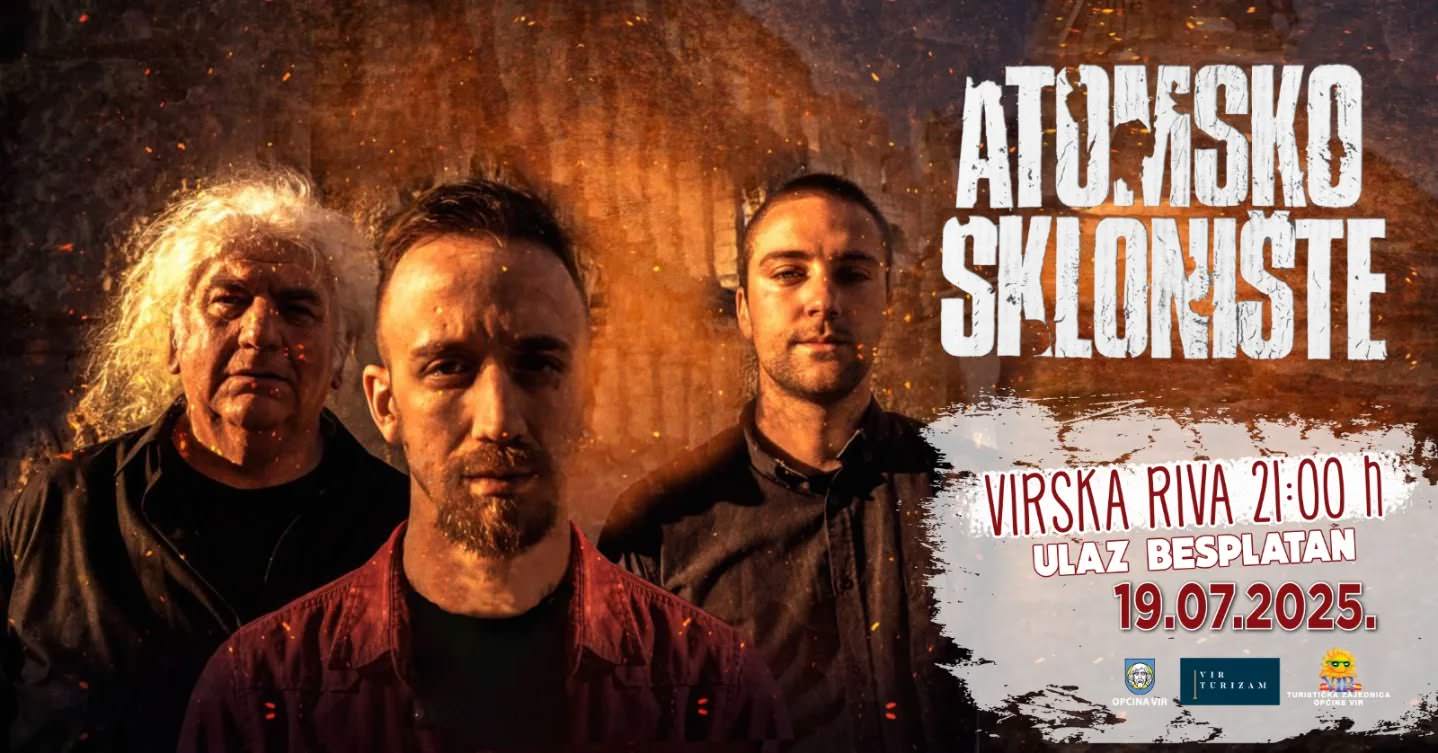 Legendarni bend Atomsko sklonište stiže na Vir!