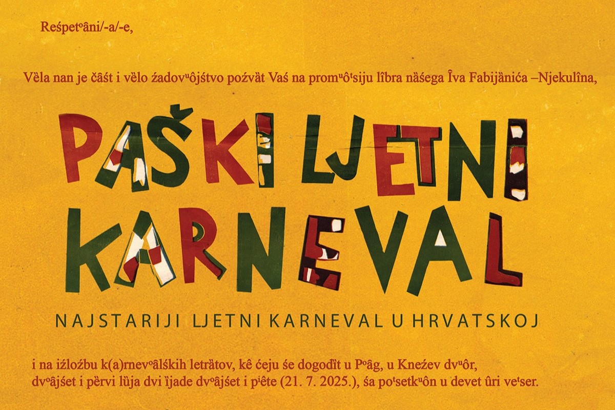 Pag: Promocija knjige Paški ljetni karneval – najstariji ljetni karneval u Hrvatskoj, prof. dr. sc. Ive Fabijanića