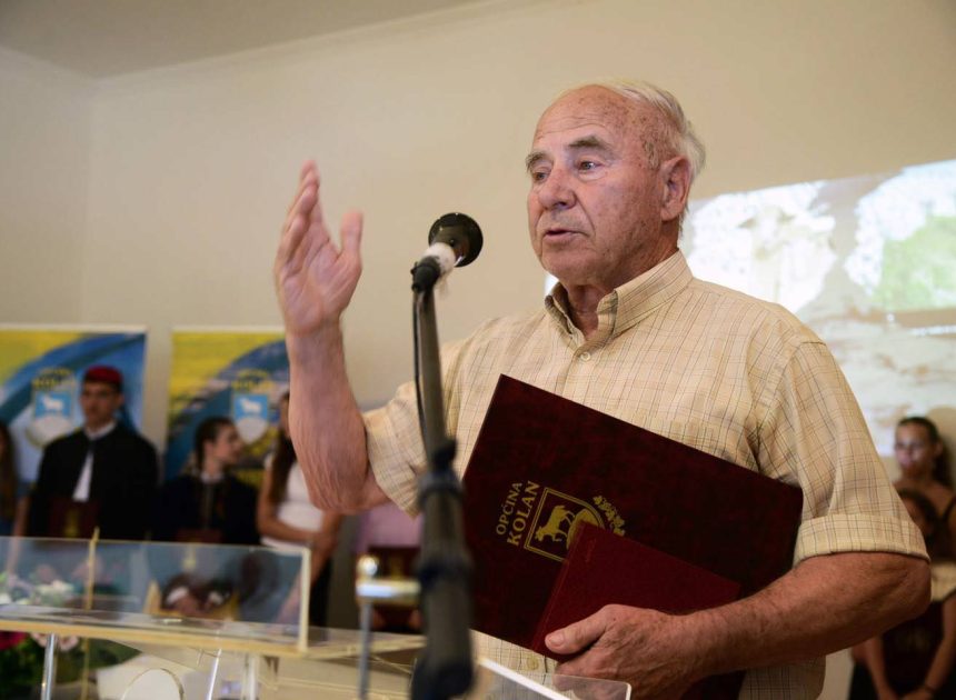 Frane Šupraha, dobitnik je Nagrade Općine Kolan za životno djelo