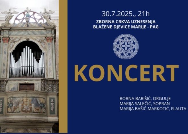 Pag: Koncert klasične glazbe u Zbornoj crkvi
