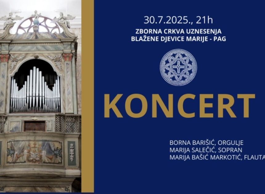Pag: Koncert klasične glazbe u Zbornoj crkvi
