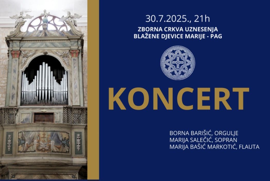 Pag: Koncert klasične glazbe u Zbornoj crkvi