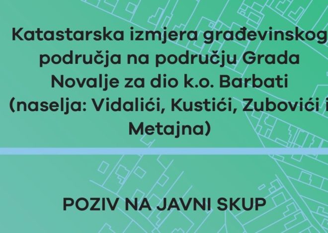 Poziv na javni skup za dio k. o. Barbati