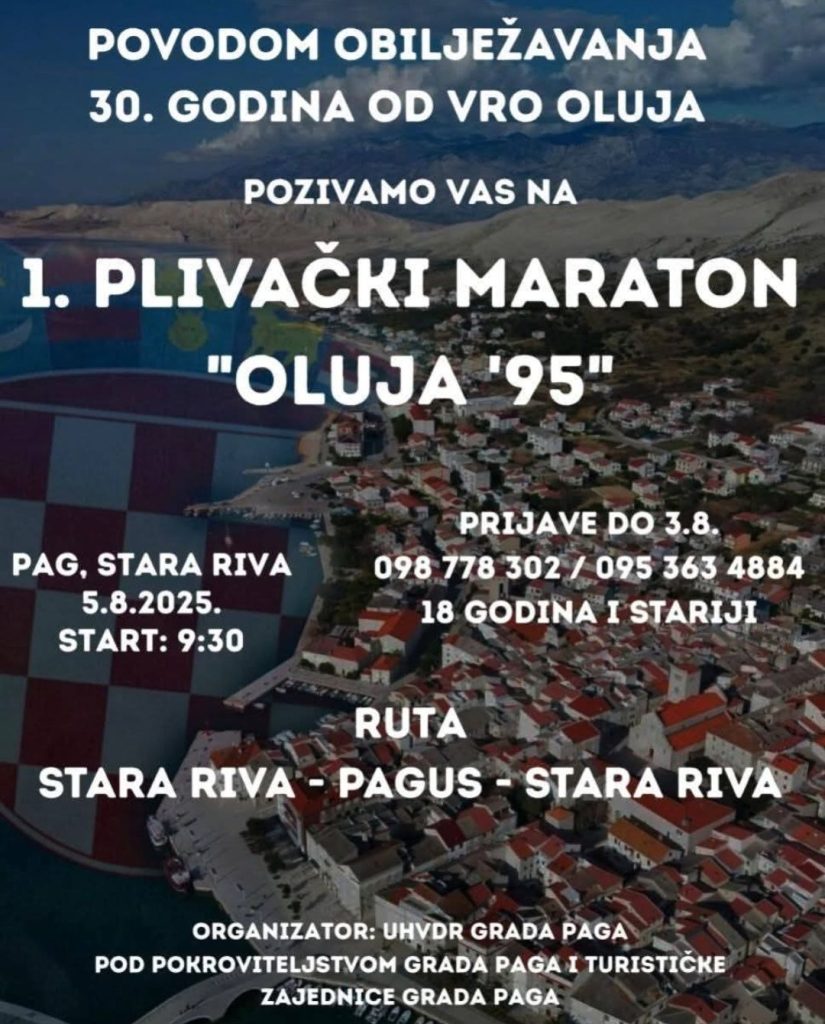 Plivačkog maratona „Oluja ‘95