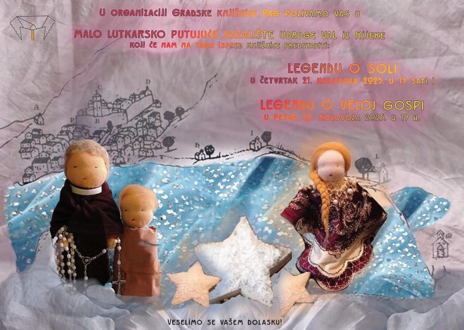 GK Pag i Malo lutkarsko putujuće kazalište Udruge Val predstavljaju paške legende