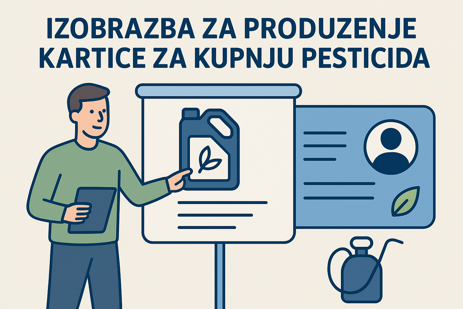 Obavijest – Izobrazba za produženje kartice za kupnju pesticida