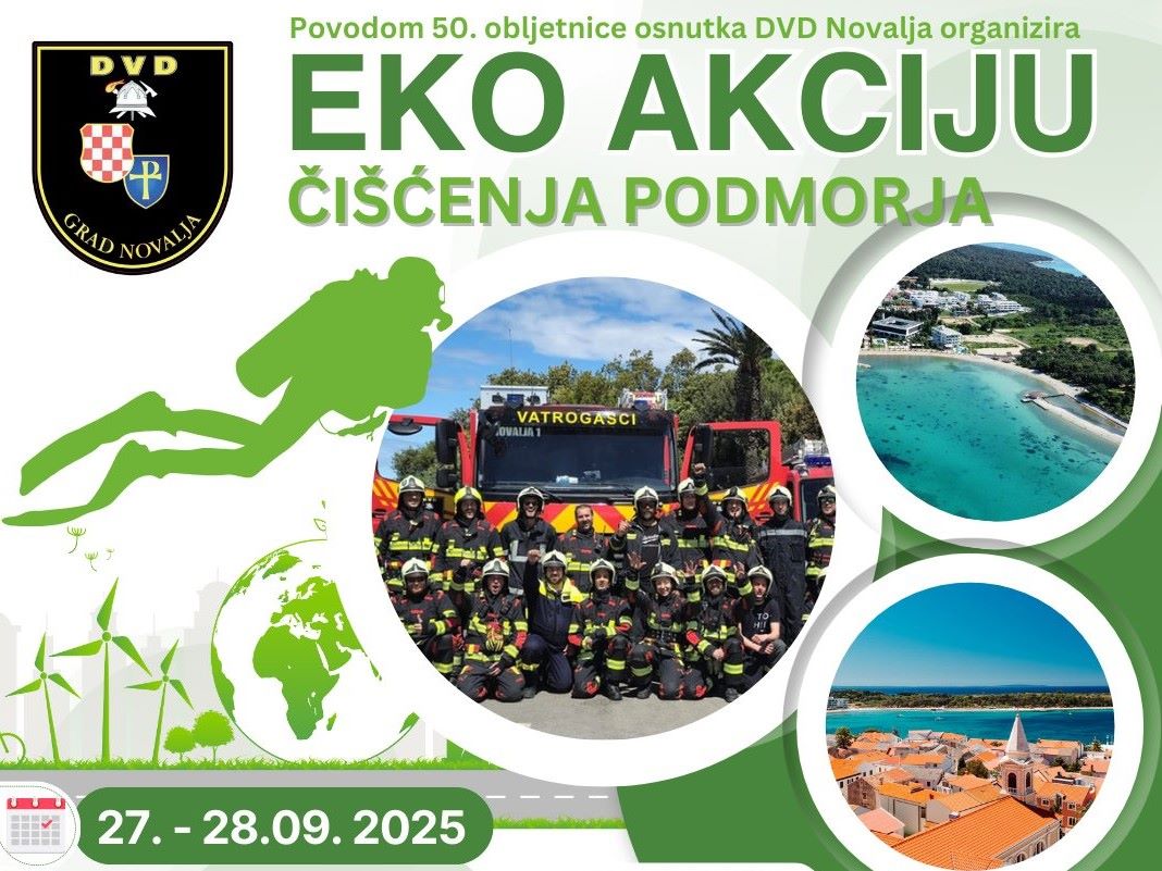 Novalja: Eko akcija čišćenja podmorja