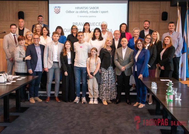 U Novalji održana tematska sjednica saborskog Odbora za obitelj, mlade i sport
