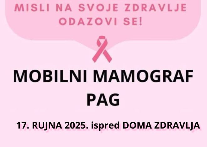 Besplatna mamografija u Pagu