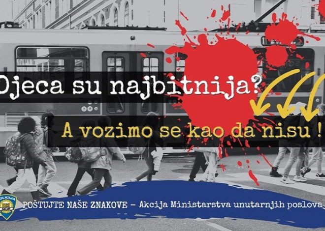 Akcija MUP-a „Poštujte naše znakove“ u 2025./2026. školskoj godini