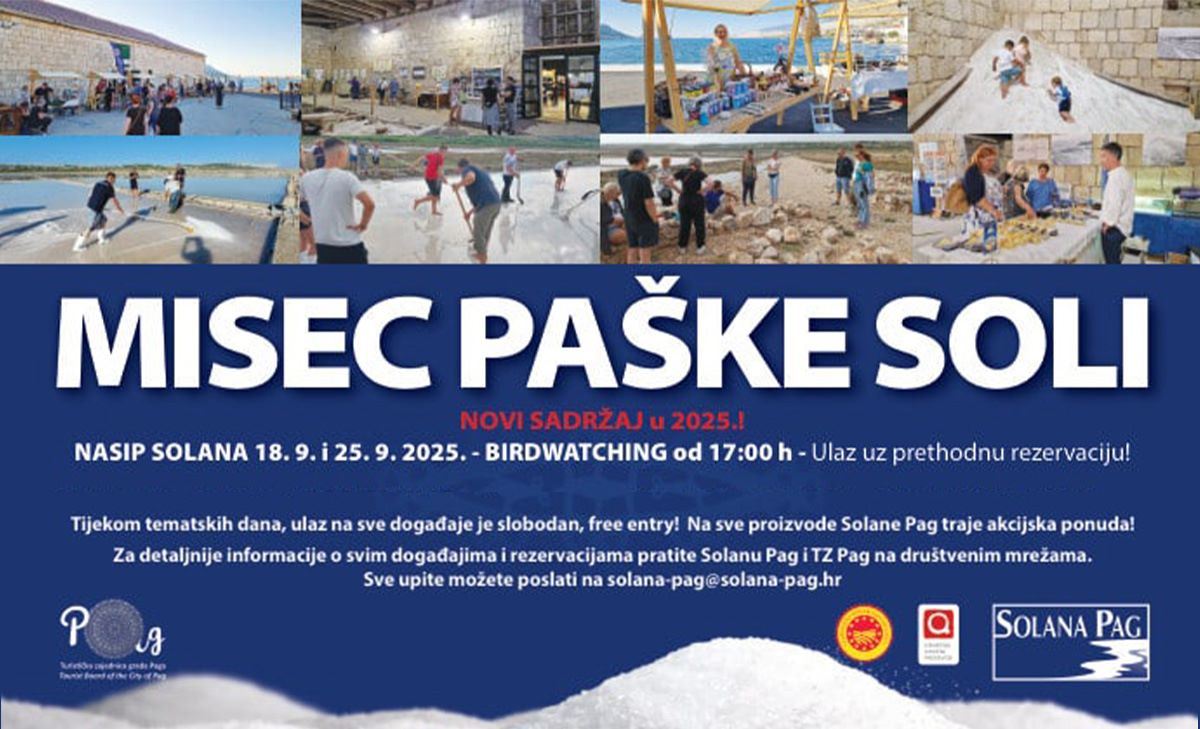 Rujan u Pagu je Misec paške soli