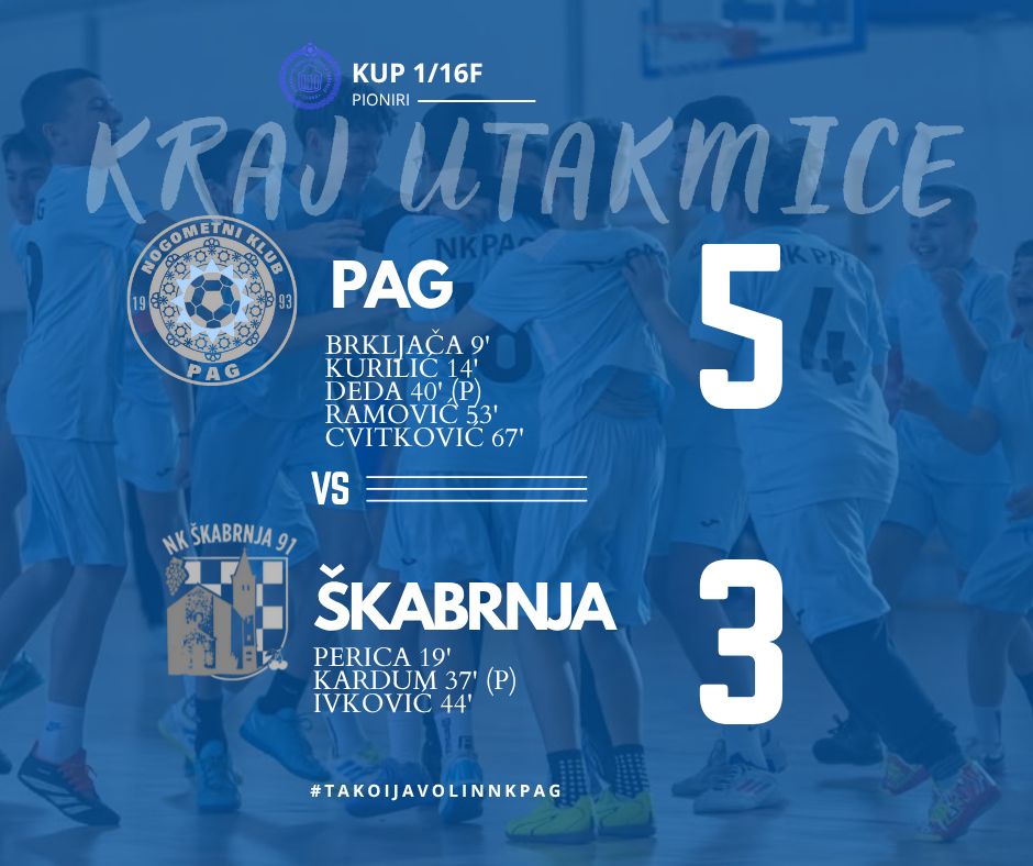 Pioniri NK Paga plasirali se u osminu finala kupa