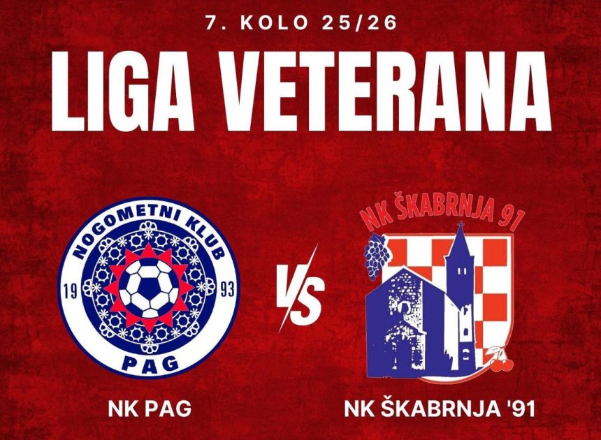 Veterane NK Pag na Julovici porazili veterani NK Škabrnje