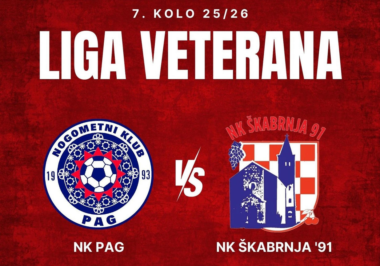 Veterane NK Pag na Julovici porazili veterani NK Škabrnje