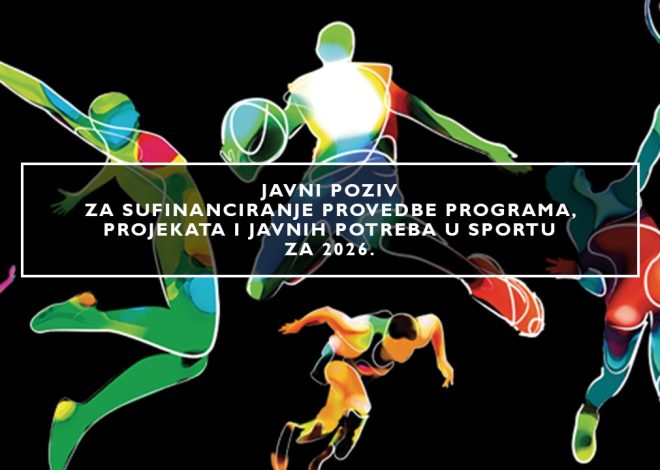 Javni poziv za sufinanciranje provedbe programa, projekata i javnih potreba u sportu Općine Kolan za 2026. godinu
